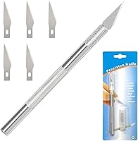 Vista 1 de Juego de cuchillos de precisión para manualidades, cuchillas de afeitar afiladas y cuchillo exacto para tallar, modelar, álbumes de recortes
