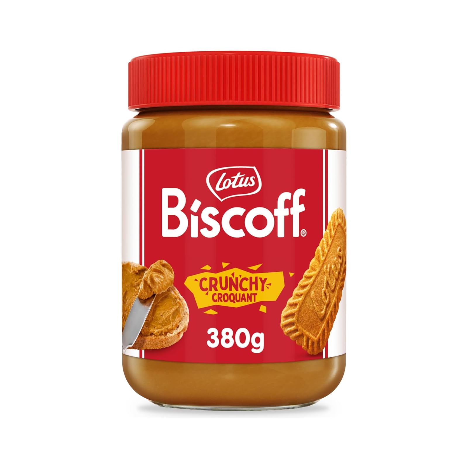 Lotus Biscoff - Sweet Spread - Crunchy - 380g - Pack of 1 - 2