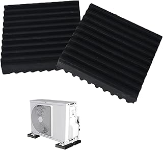 2pcs Caoutchouc Pour Escabeau, Échelle Patins En Caoutchouc Antidérapants, Tapis de niveau pour échelle antidérapant, Tapis amortisseur de choc pour moteur extérieur de climatisation