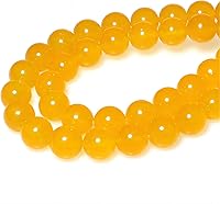 Vista 111 de MJDCB Natural Multicolor Volcanic Lava Stone Round Loose Stone Beads DIY for Jewelry Bracelet Making 15" (6mm, White)