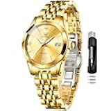 Luxury Diamond Small Female Watches - Stainless Steel Bracelet, Waterproof Business Dress Analog Luminous Date Ladies Watches