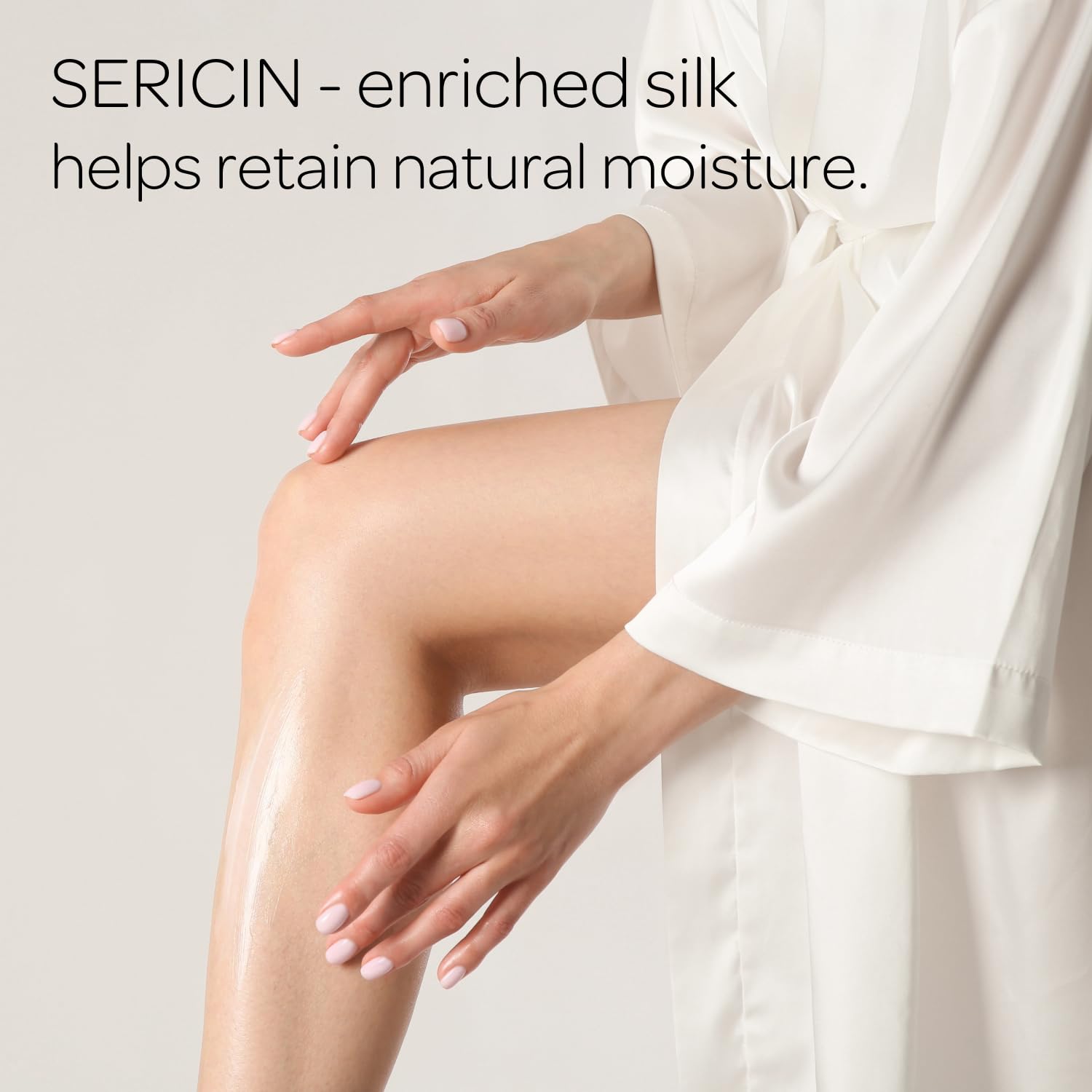 aisen Japan – Japanese Silk Sericin Body Towel, Made in Japan Exfoliating Washcloth for Sensitive Skin, Gentle Cleansing Nylon Bath Towel, Moisturizing Sericin Protein, Soft Body Scrubber