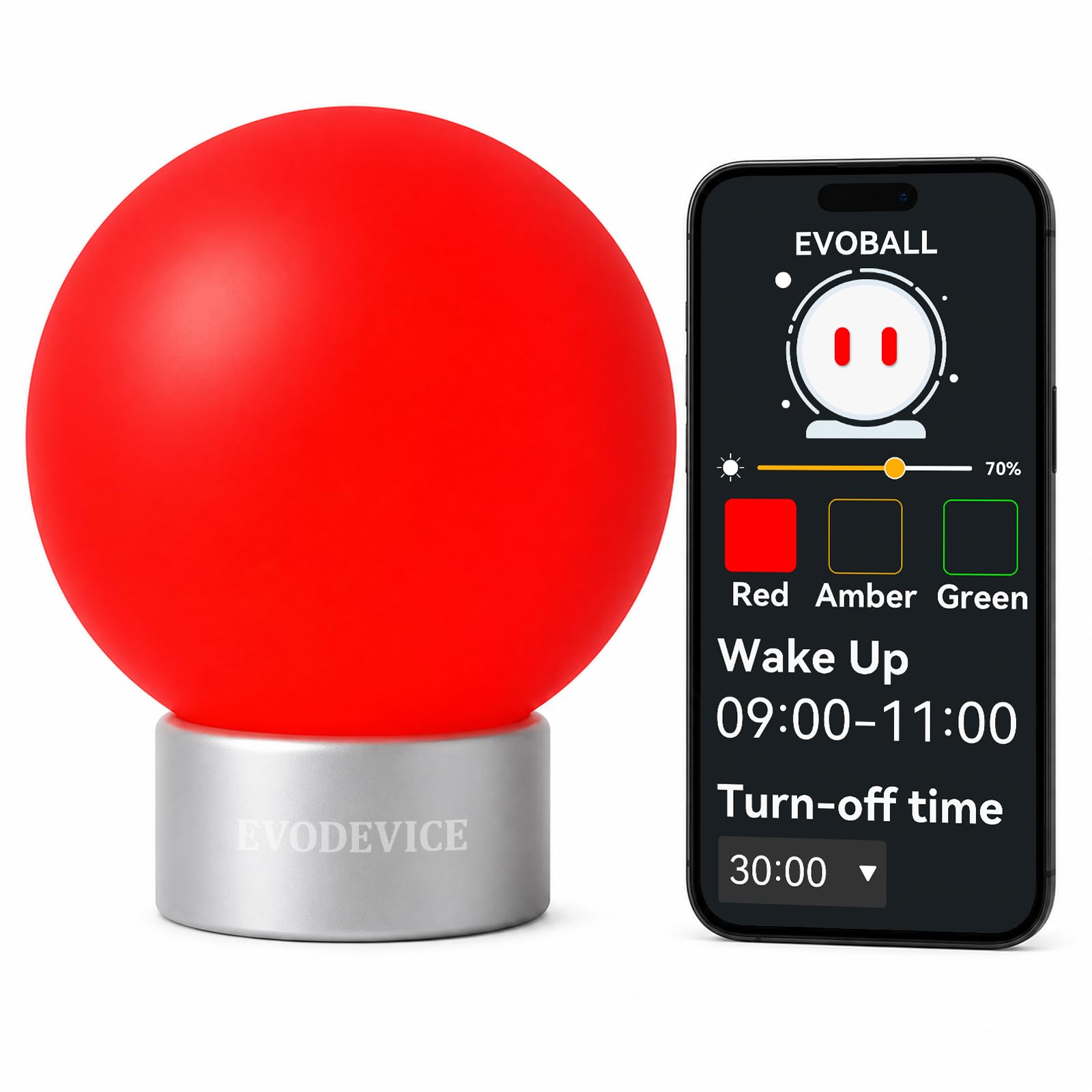Amazon.com: EvoDevice 670nm Red Light for Evening Wind-Down, App