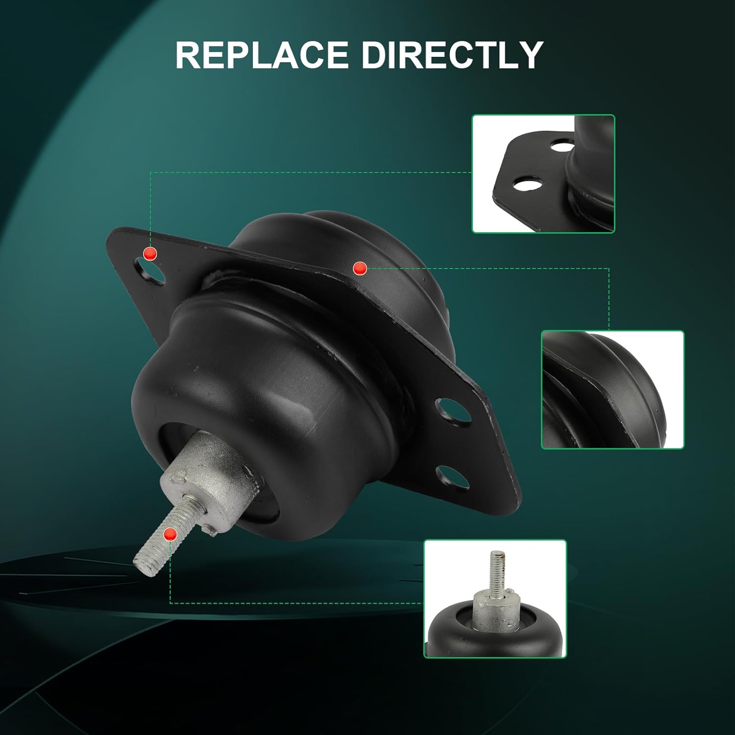 SCITOO Engine Motor Mount Transmission Mount and Torque Strut Mount Set for Chevrolet Optra 2004-2010, for Suzuki Forenza 2004-2008, for Suzuki Reno 2005-2008 A6841 A6842 A6844 A6843