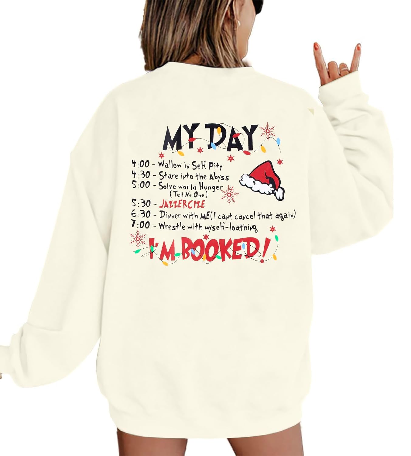 VILOVE Merry Christmas Sweatshirt for Women