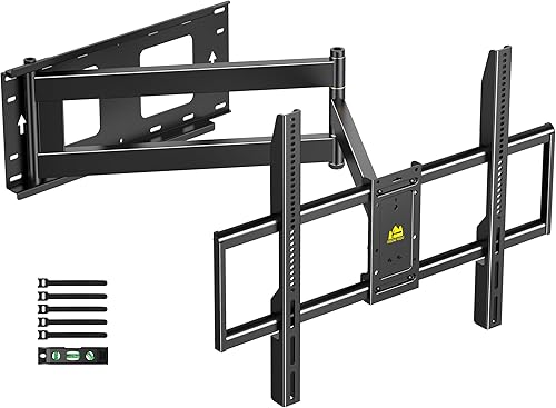 FORGING MOUNT Soporte de pared de brazo largo para TV de movimiento completo para la mayoría de televisores de 42 a 100 pulgadas, soporta 176