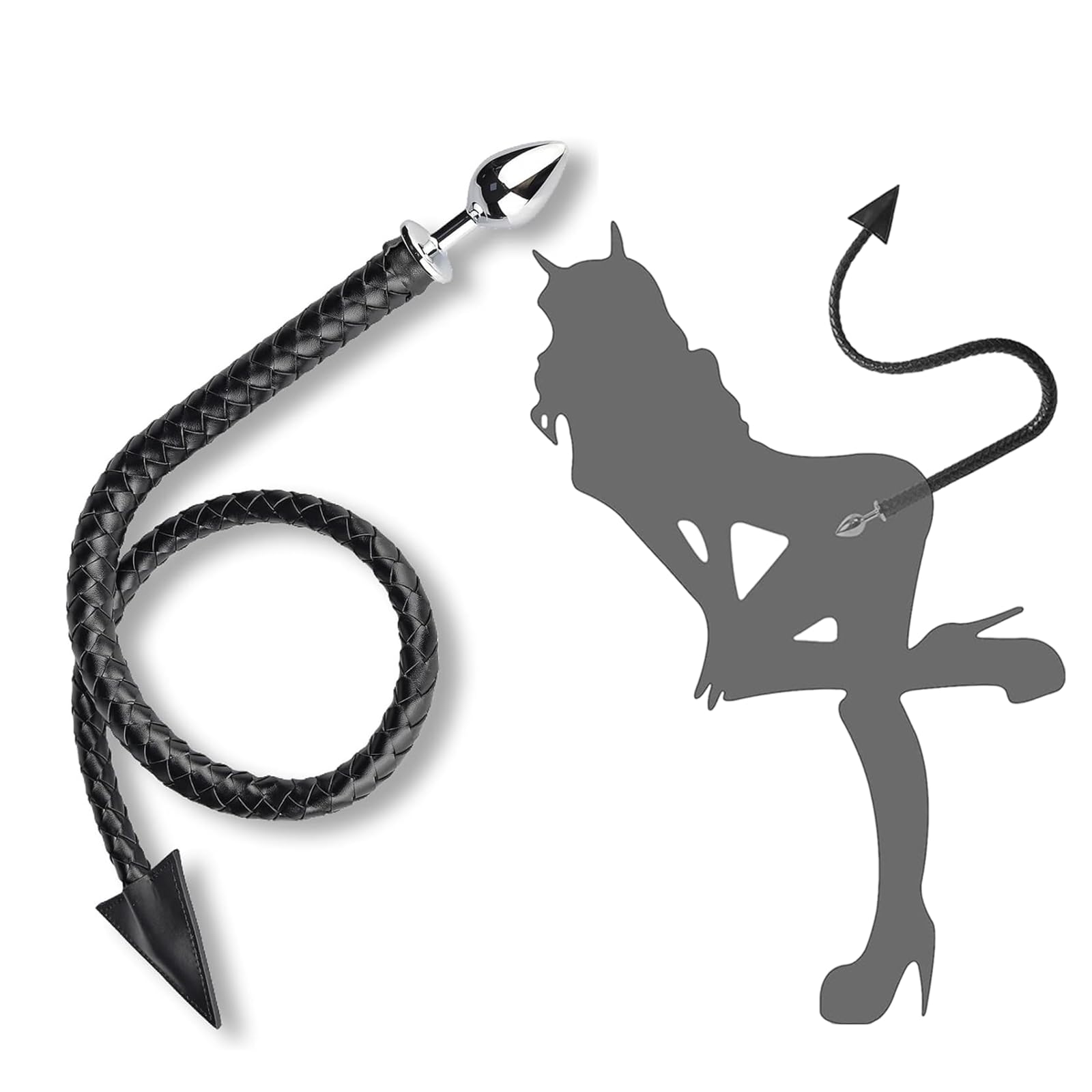 Amazon.com: Plug with Devil's Tail, 108 cm Extra Long Tail with Metal Anal Plug, 2 in 1 Faux Leather Devil Sex Whip Tail Sex Toys, Fetish Cosplay Role Play SM Sex Toy Amazon.com: Plug with Devil's Tail, 108 cm Extra Long Tail with Metal Anal Plug, 2 in 1 Faux Leather Devil Sex Whip Tail Sex Toys, Fetish Cosplay Role Play SM Sex Toy