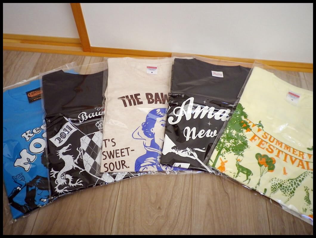 THE BAWDIES（ザ・ボウディーズ）ツアーT / バンドT 5枚セット THE BAWDIES（ザ・ボウディーズ）ツアーT / バンドT 5枚セット