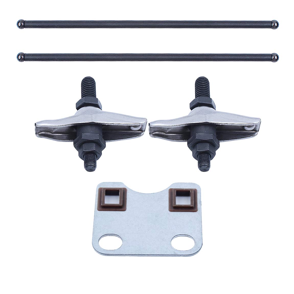 HAISHINE Valve Rocker Arm Stud Push Rod Guide Plate Set for Honda GX160