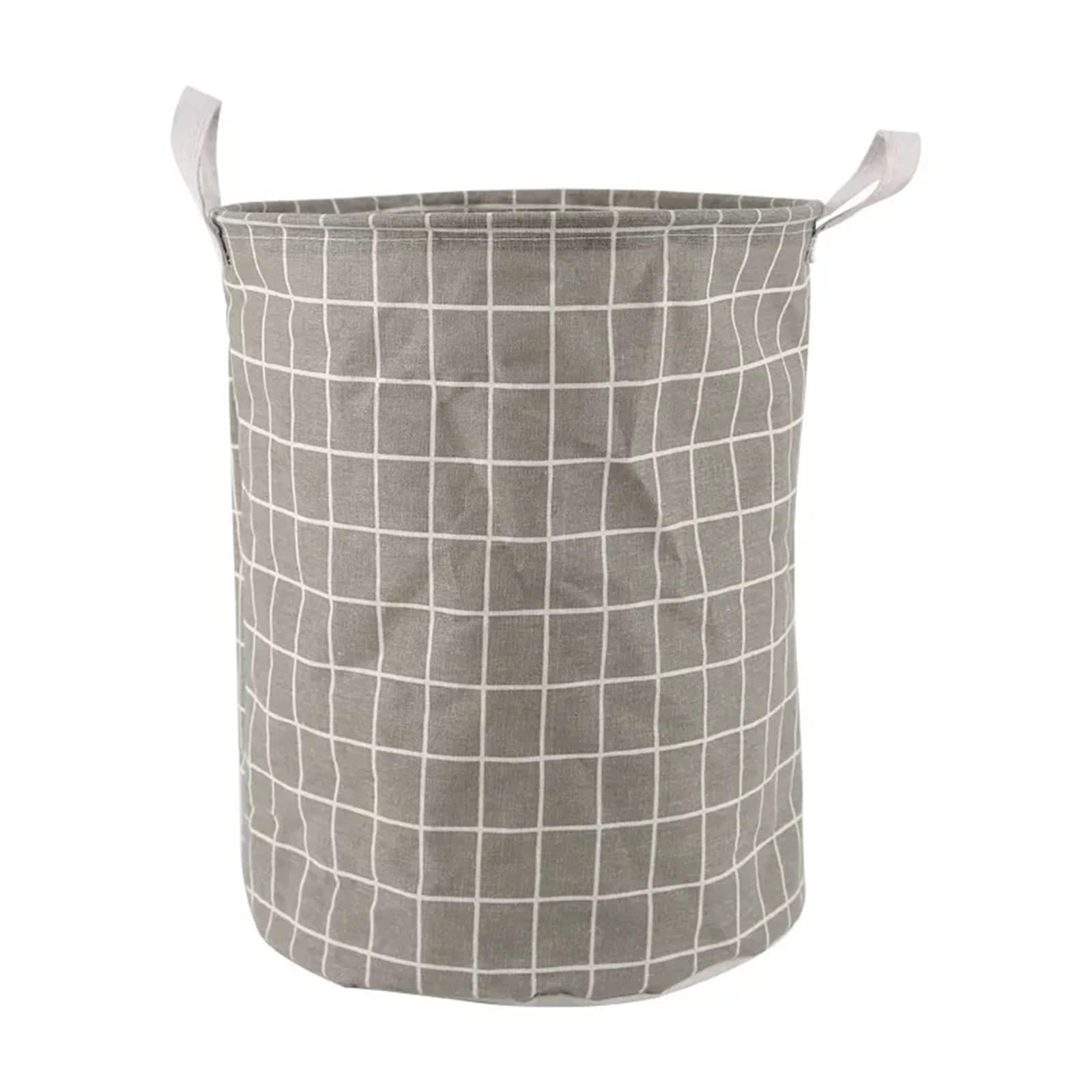 Folding Laundry Basket Household Storage Fabric Dirty Cloth Bucket Toy for Dorm and Family