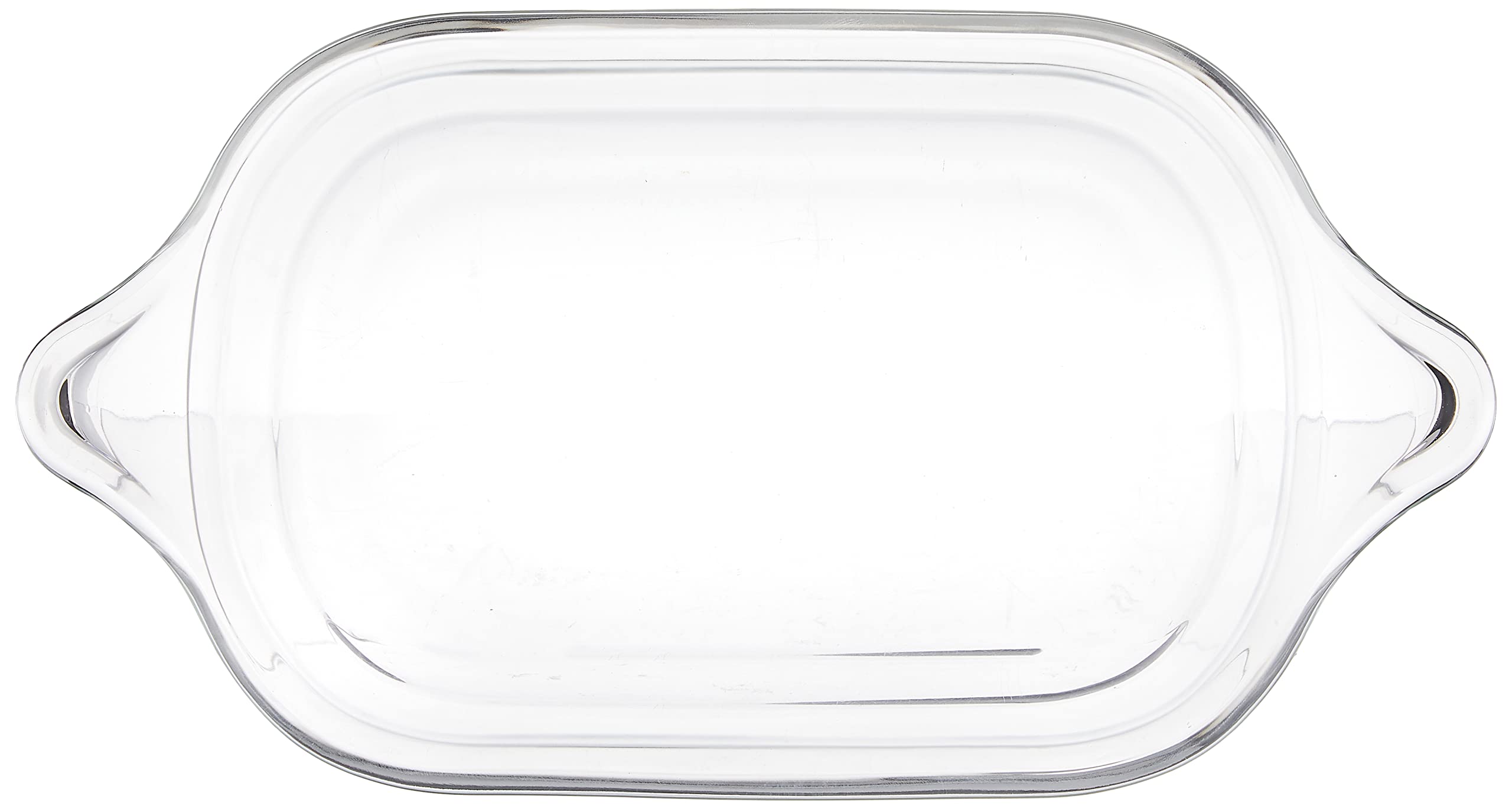 Lock & Lock LLG582 Teglia da Forno Rettangolare in Vetro, 2 L, Trasparente