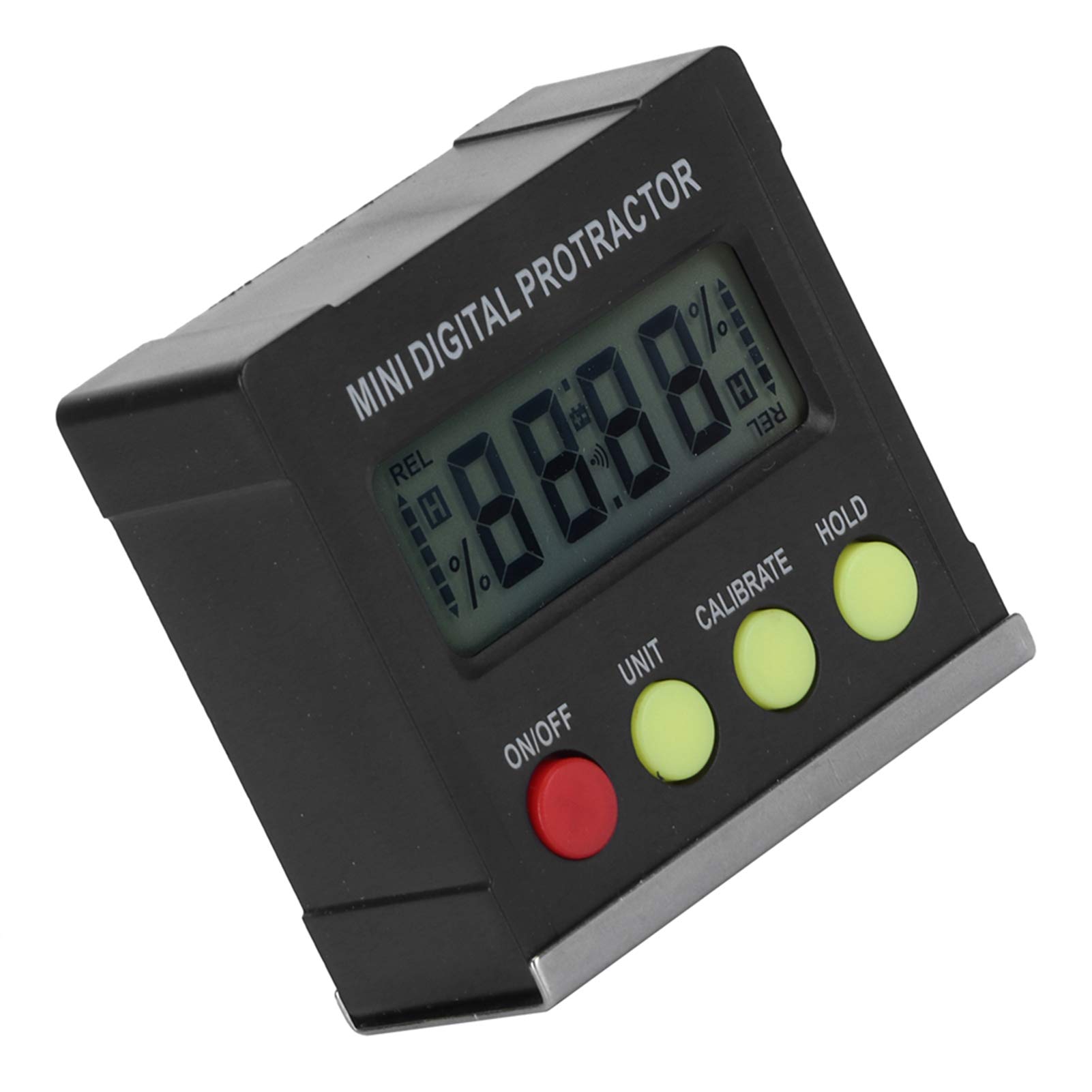 Digital Protractor Angle Finder Inclinometer With Magnetic Skin For Measurement Workpiece Abs Stainless Steel Portable Design