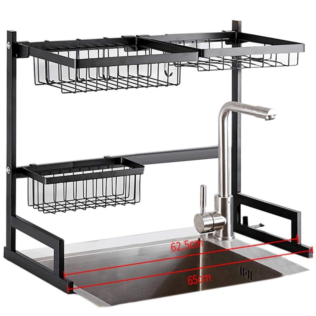 Estante para Platos, Soporte para Utensilios, Estante para Platos de Cocina, Organizador para secar Platos, Estante de Almacenamiento para sobre el Fregadero, Soporte para Cuencos de Montaje