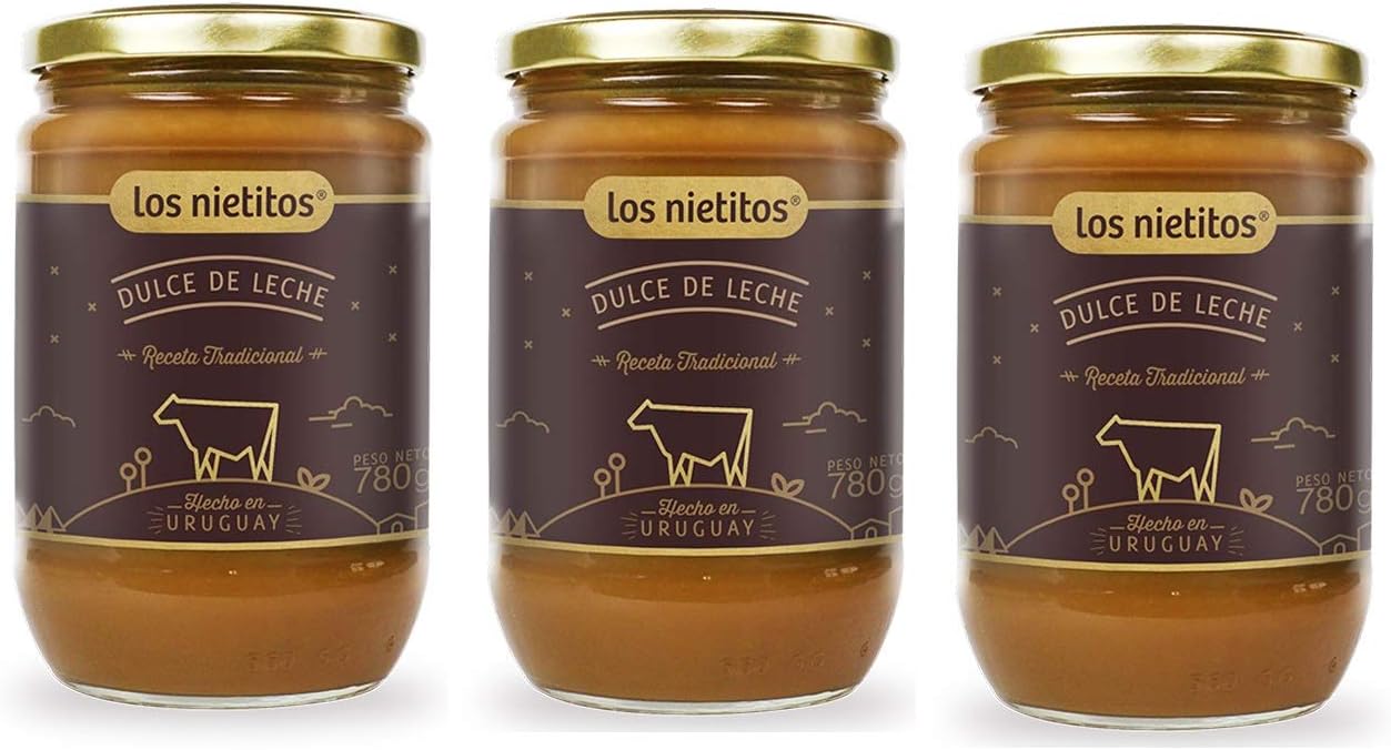 Los Nietitos Dulce de Leche - Caramel Spread, 27 oz 3 Pack