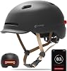 Smart4u SH50U Smart Bike Helmet with Light, Bicycle Helmet with Rear Light | Brake Warning Light | Fall Detection, CPSC Certified, Bike Helmet for Adults Men Women, Bicycle Helmet for Urban Commuter