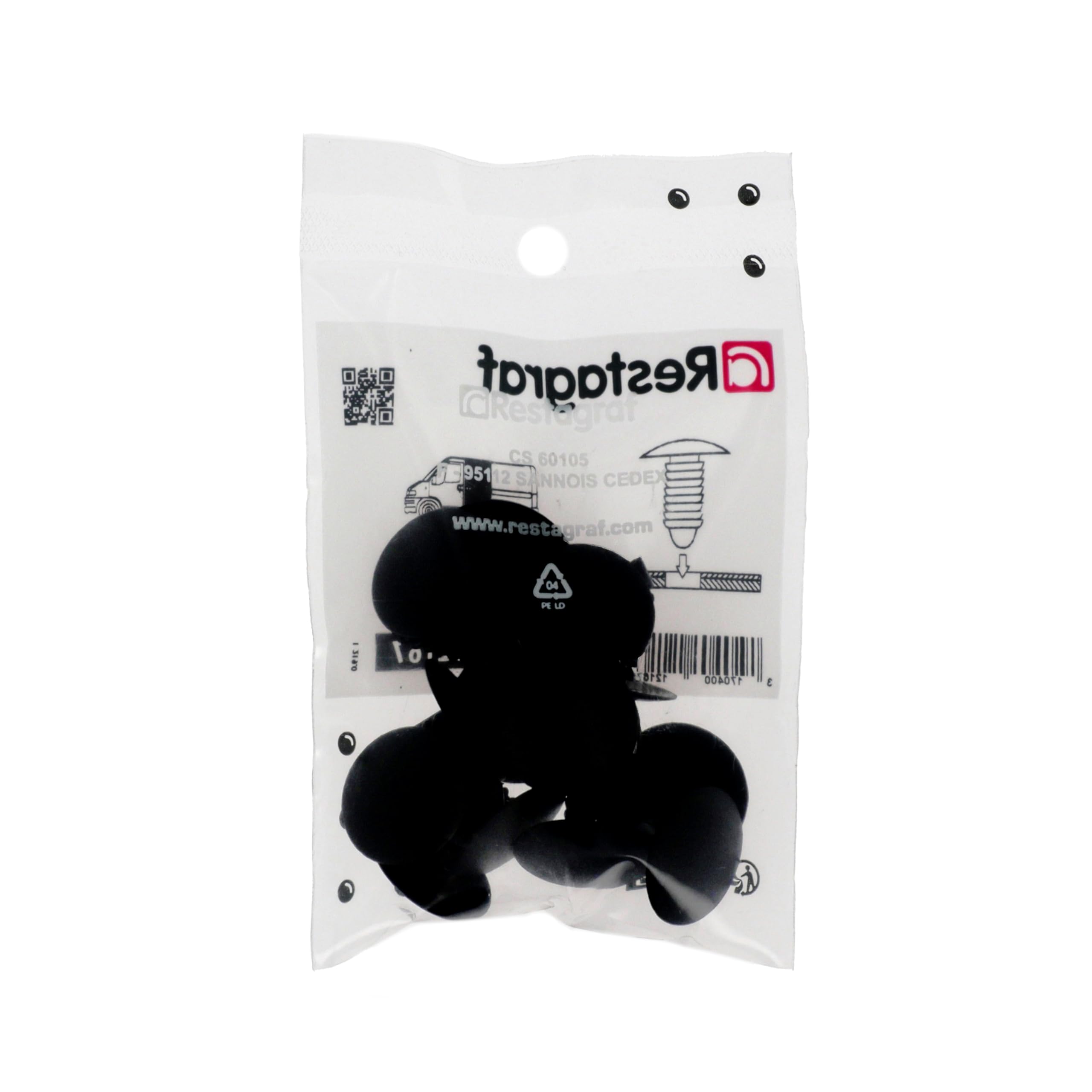 Agrafes De Garnissage Restagraf Pour Renault - Lot De 40 - Réf. 1177 - Fixation Intérieure Polyamide