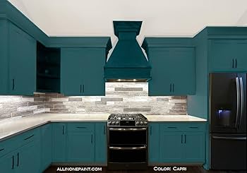 Amazon.com: ALL-IN-ONE Paint, Capri (green teal), Quart - Durable Amazon.com: ALL-IN-ONE Paint, Capri (green teal), Quart - Durable