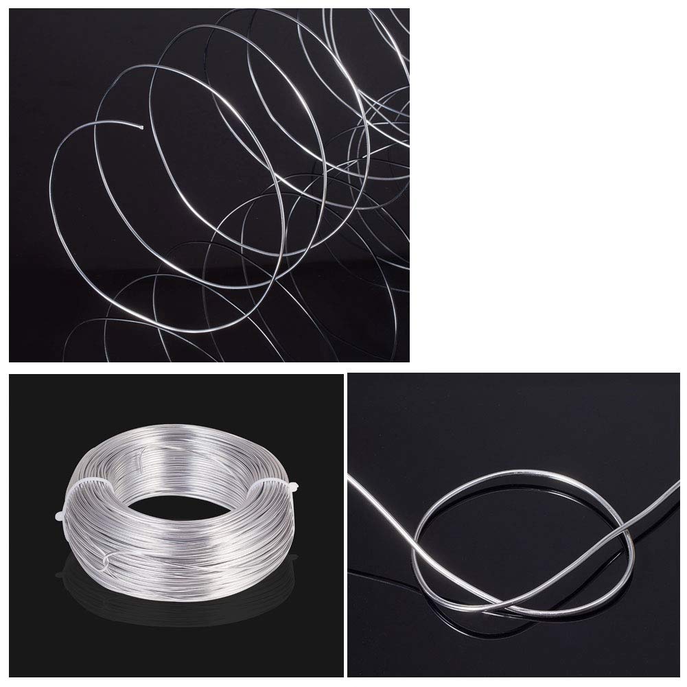 10m Flacher Aluminiumdraht Für Schmuckherstellung - 5x1mm, Silber, Biegsam & Rostfrei