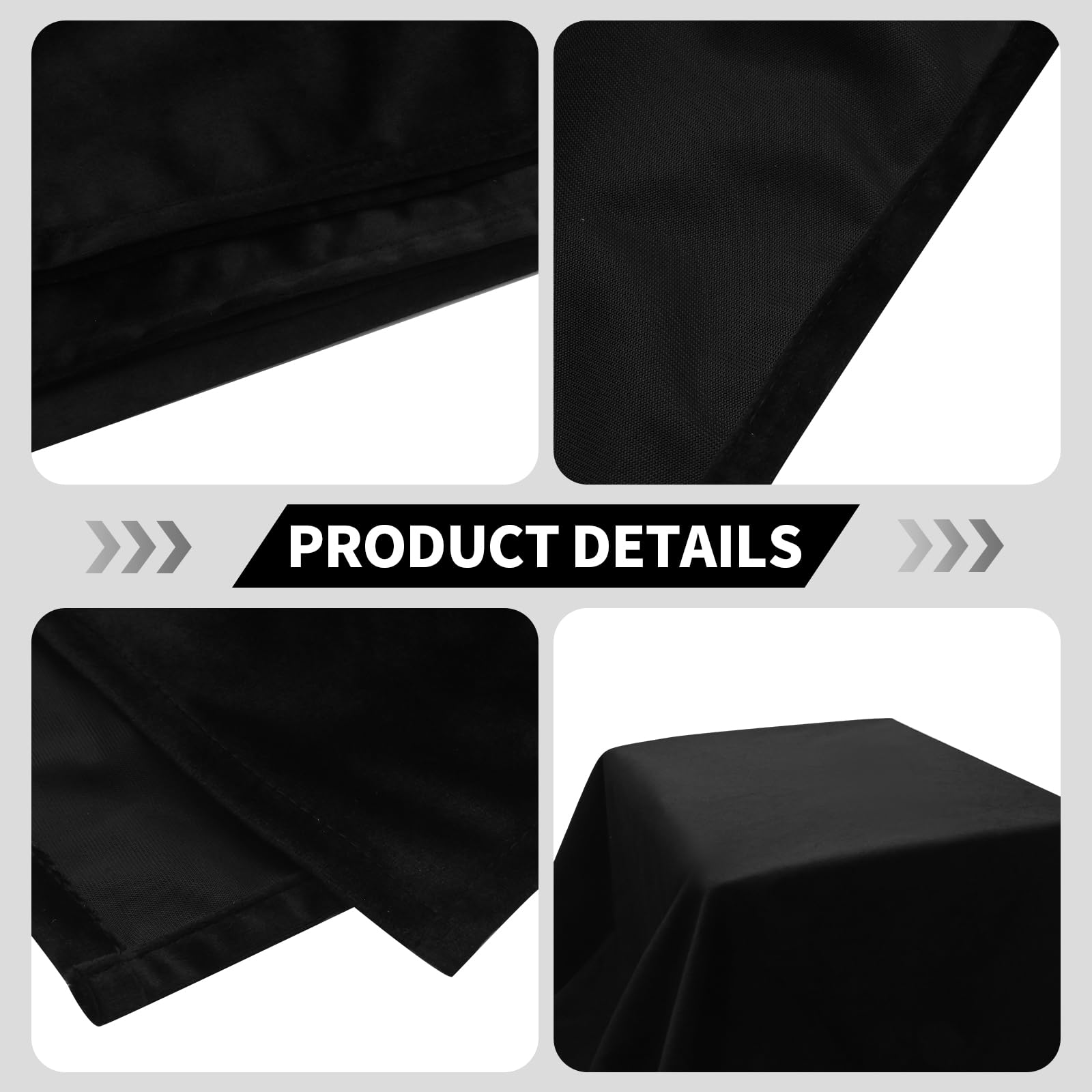 Copertura antipolvere per pianoforte verticale, 135 cm x 200 cm, con ricamo nero, copertura protettiva di ricambio per Yamaha Kawai-US