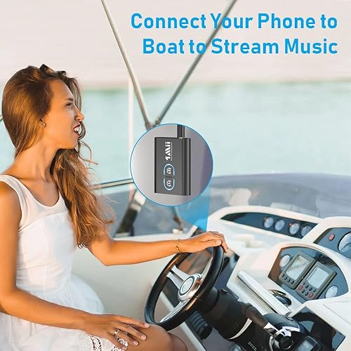 Miniatura 5 de 1Mii Receptor transmisor Bluetooth 5.3 para TV a auriculares inalámbricos, doble enlace AptX adaptativo/baja latencia/audio HD, adaptador auxiliar