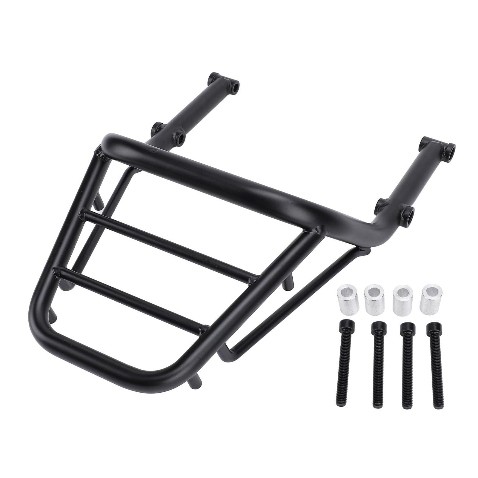 Schwarzer Motorrad-Kotflügelträger, Solositz-Gepäckträger, Gepäckablage, Passend für Grom 125 2021–2024 JC92, für MSX 125 2021–2024 JC92