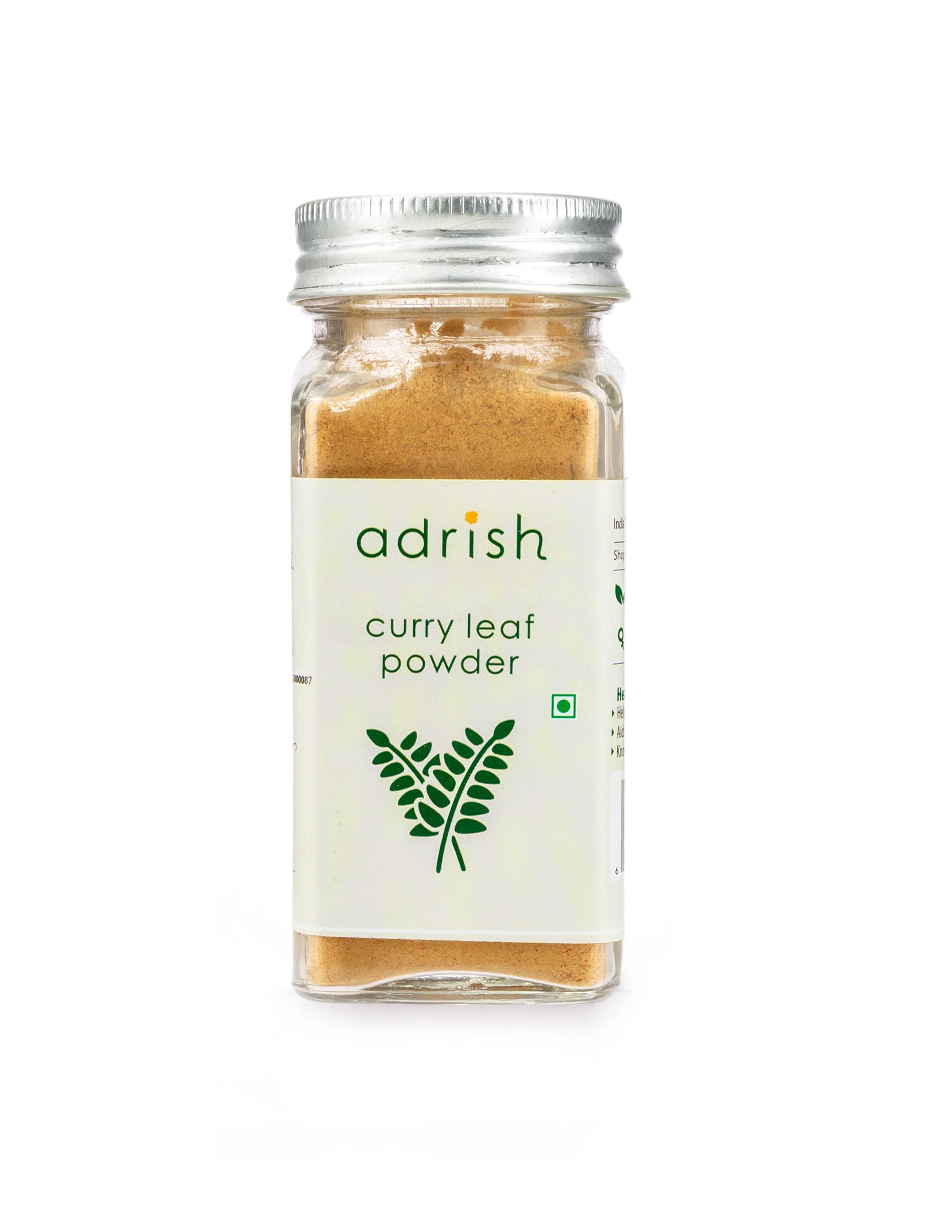 Adrish Zerowaste Organic Curry leaf Powder 50gm (B0BR2533XY) Amazon Price History, Amazon Price Tracker