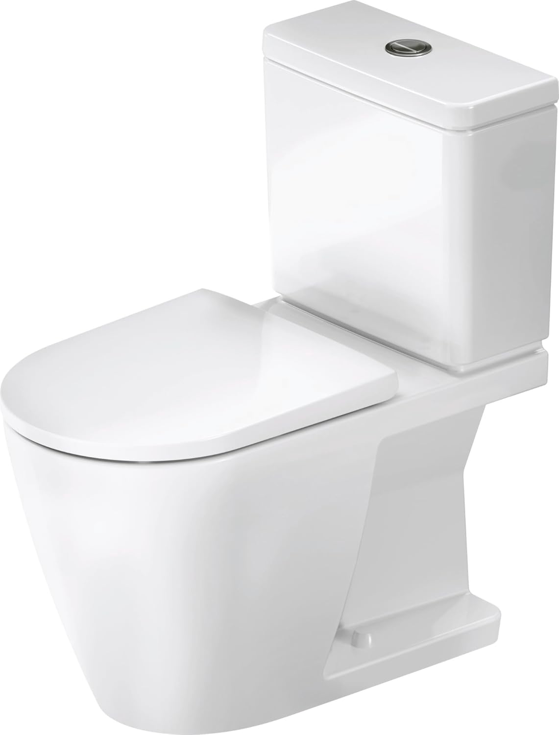 Duravit 200601-DUAL D-neo Elongated Toilet Bowl Only - Less Seat - White