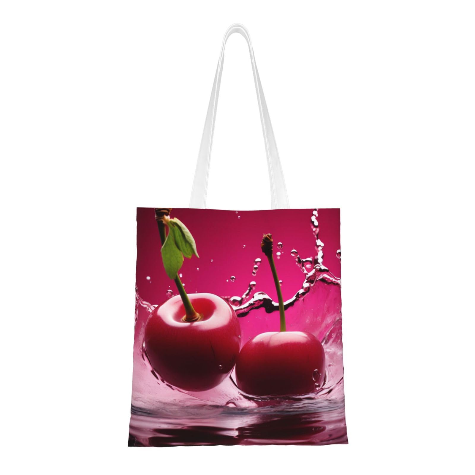 Red Wine Cellar Canvas Tote Bag For Shopping, Work, And School | Lightweight Handbag With Reinforced Handles