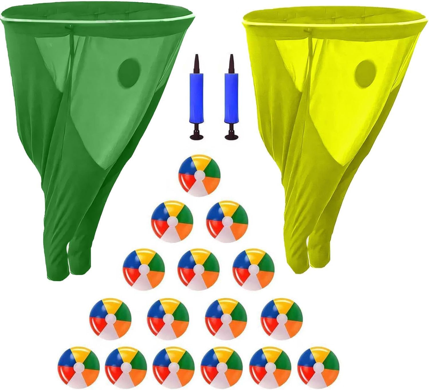 Granny Pants Yard Game Set with Bouncy Balls, Oversized Granny Pants Outdoor Game for Adults and Kids, Family Birthday Christmas Backyard Parties and Field Day & Team Games