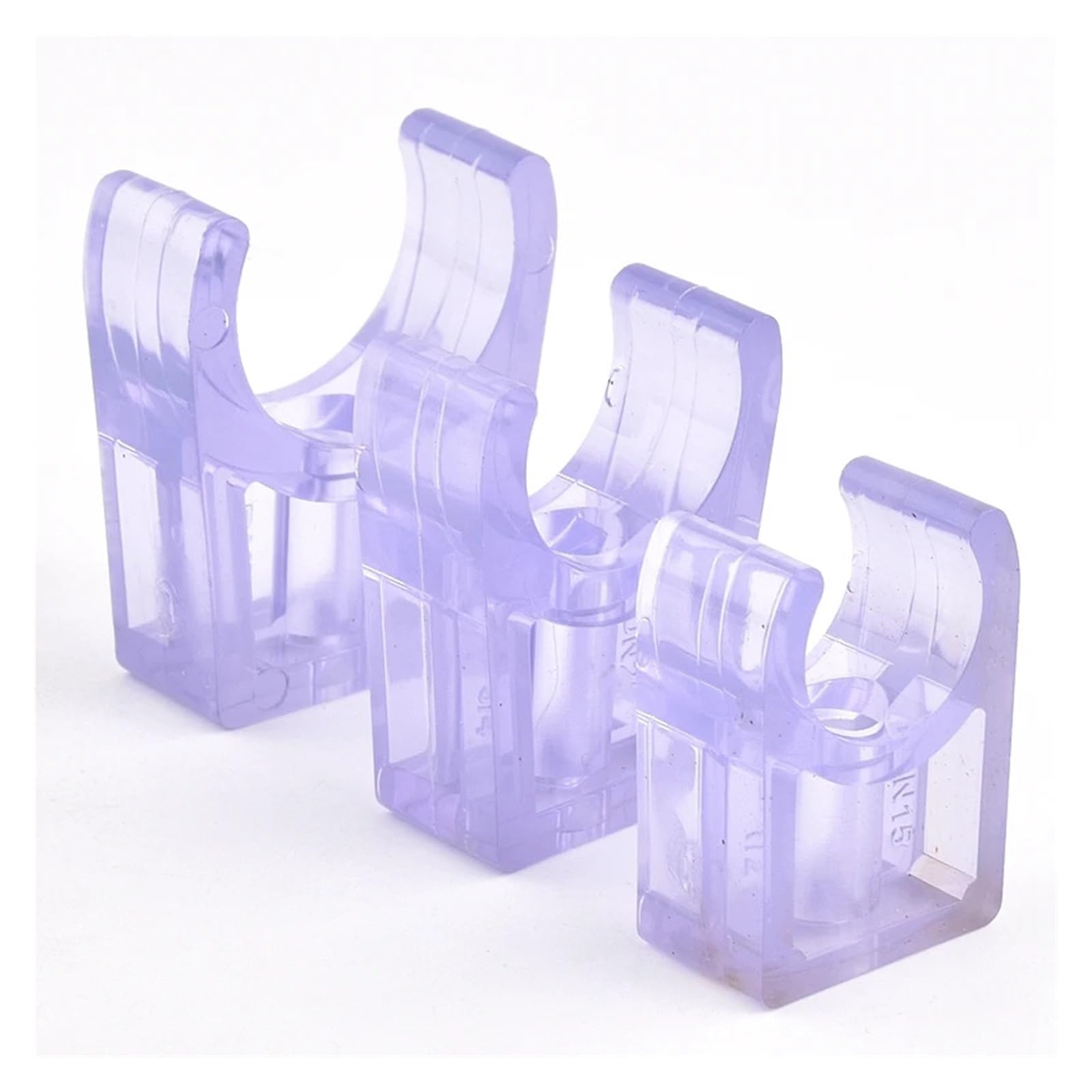 1~15 Stück ID 20~110 mm UPVC Transparente Rohrschelle Gartenbewässerung Wasserrohrverbinder Aquarium Fischtank Rohrbefestigungsschelle(Inner dia 32mm,5pcs)