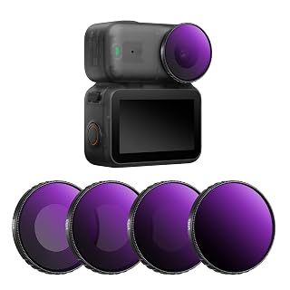 K&F CONCEPT 4 Pack ND8/PL, ND16/PL, ND32/PL, ND64/PL Filter für Osmo Nano