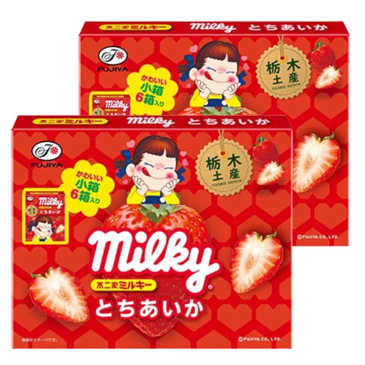 Amazon.co.jp: 【2箱セット】ミルキー（とちあいか）6粒×6箱入り