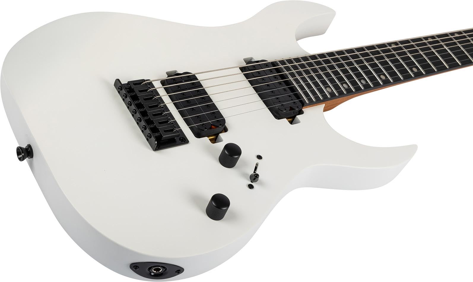 SPIRA Guitars S-407 MWH Satin White 7-Saiter E-Gitarre