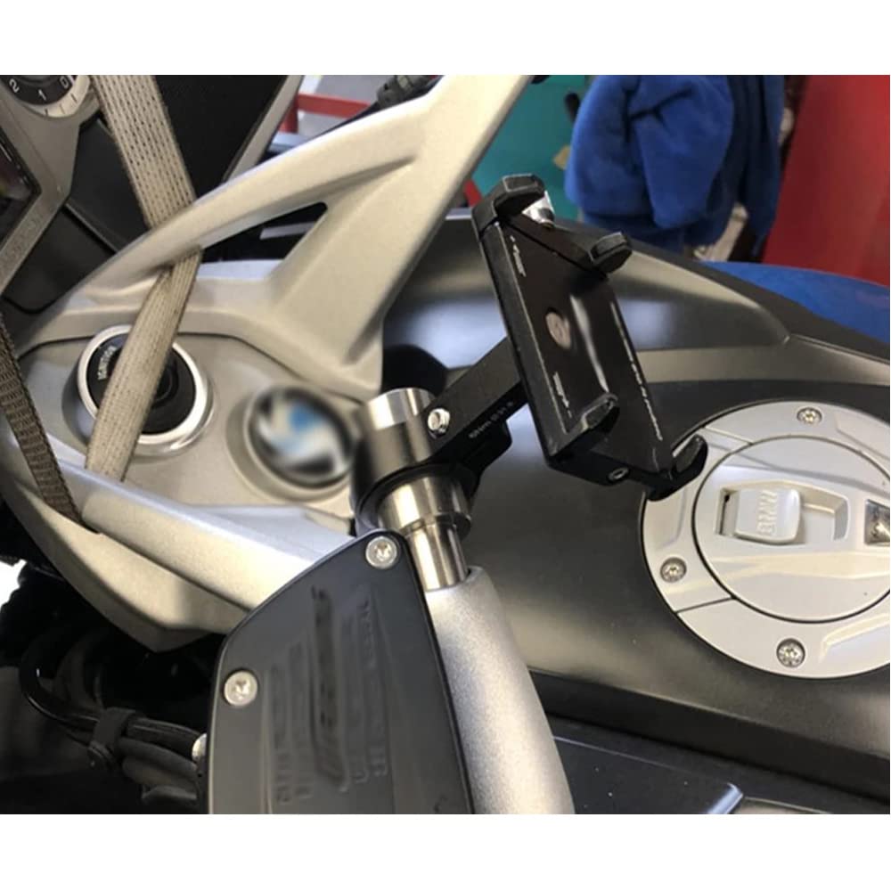 Varilla de extensión de soporte for BMW R1200RT LC R1250RT R 1250 1200 RT, soporte de navegación for teléfono móvil 2021 2020 2019 2018-(A)