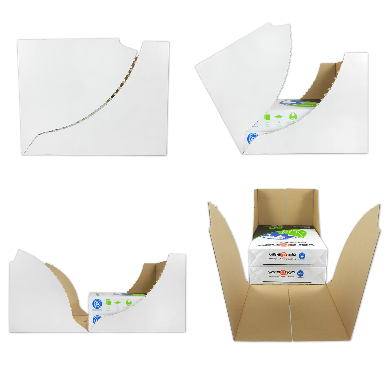 versando EcoWhite 2.500 hojas de papel ecológico A4, 80 g/m² color blanco