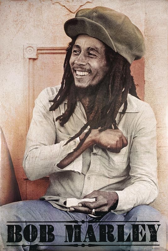 Amazon.com: BUY ART FOR LESS Officially Licensed Bob Marley Spliff