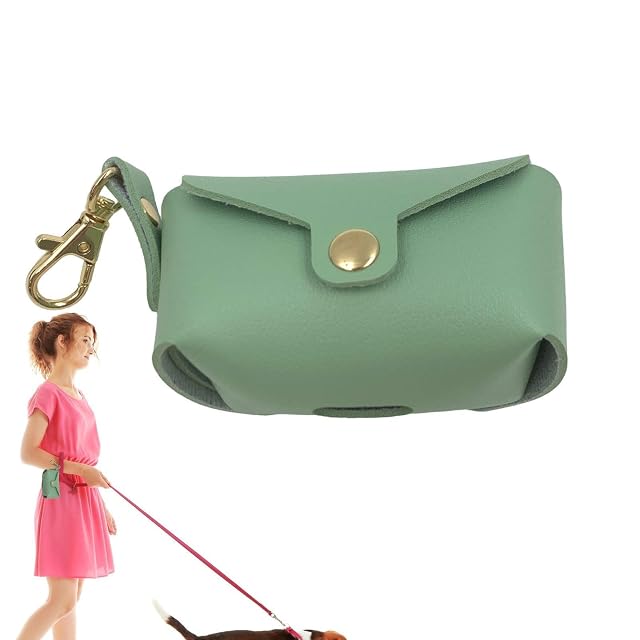Foto 5 de 8 de Soporte para bolsa de caca de perro para correa, porta bolsa para caca de perro con mosquetón
