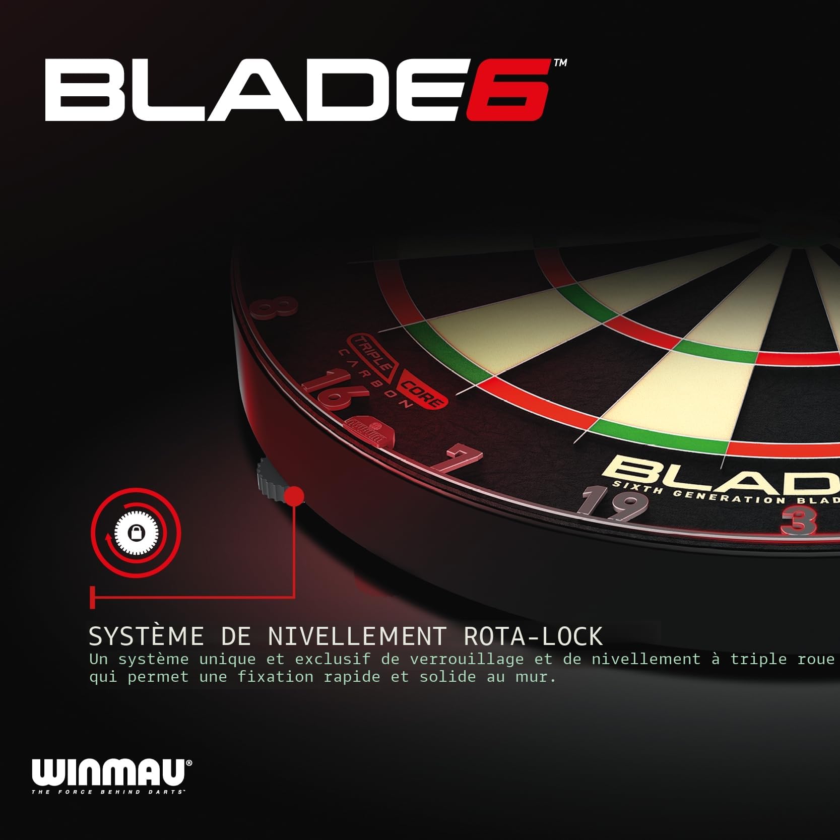 WINMAU Blade 6 Set + 2 Sets Steeldarts, Standard
