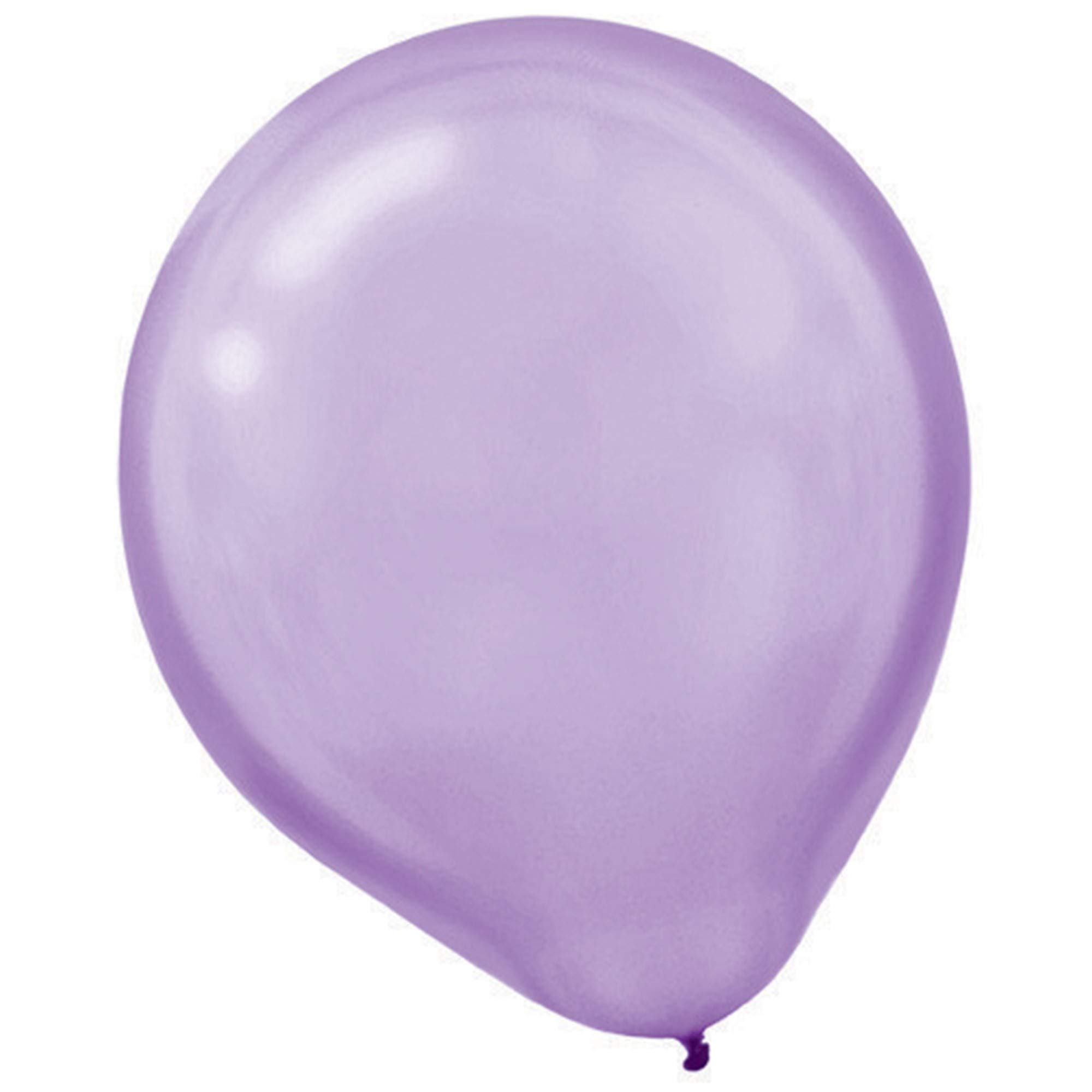 Amscan 113251.04 - Globos de látex satinado lavanda, 30 cm-72 unidades