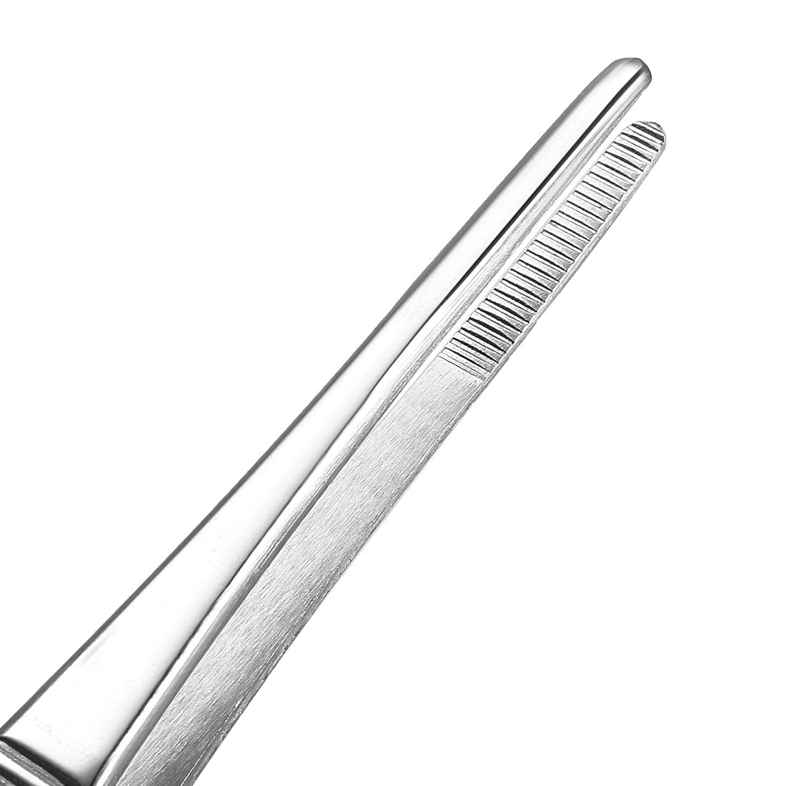 Uxcell 2-Pack 12-Inch Stainless Steel Straight Tweezers With Serrated Tips - Heavy Duty For Crafts, Garden, Hobby - View #4