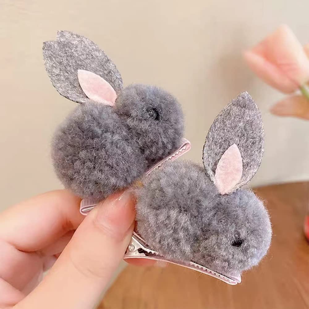 Amazon.co.jp: 2個セット ヘアクリップ バンスクリップ バニーヘア