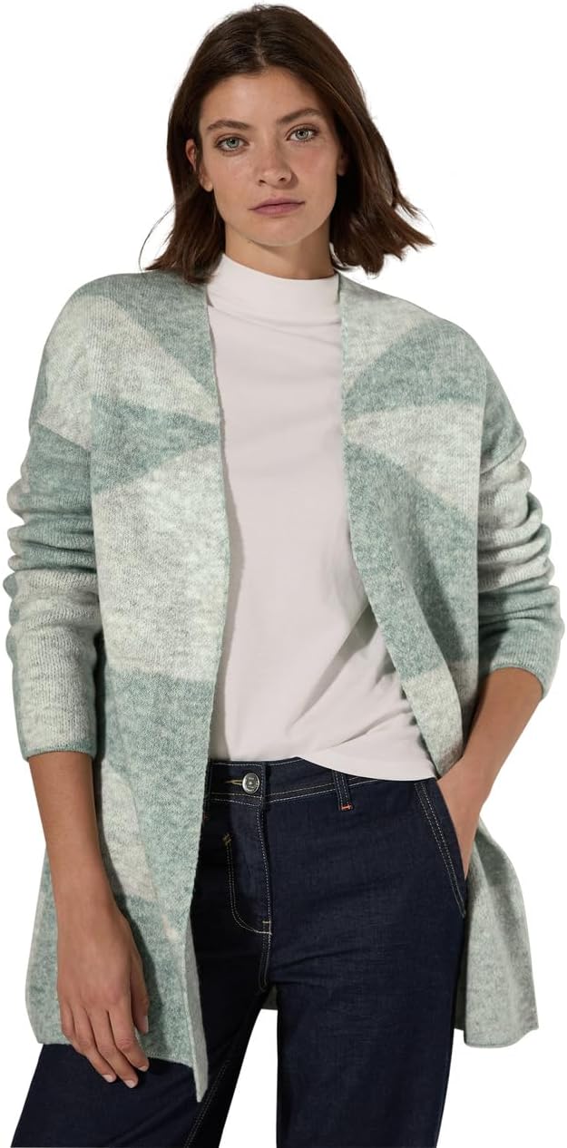 Cecil B253893 Women's TOS_Open AOP Cardigan Cecil B253893 Women's TOS_Open AOP Cardigan