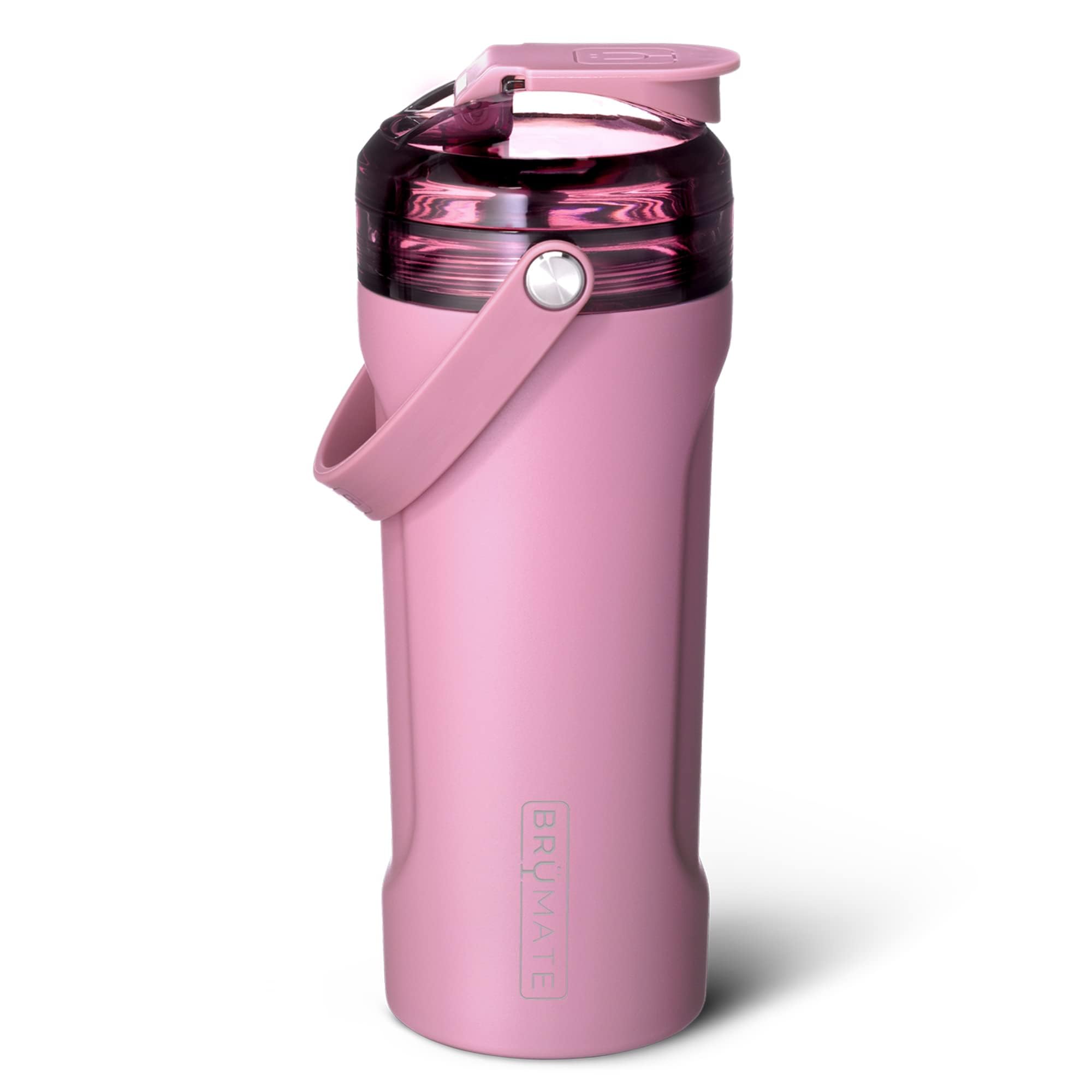 BrüMate MultiShaker Blender Shaker Bottle | 100% Leakproof Insulated Stainless Steel | Protein and Pre Workout Bottle for the Gym | 26oz (Acai)