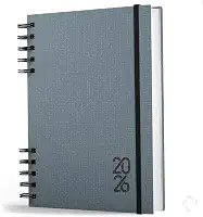 Agenda 2026 Capa Dura Negócios E Organização Pessoal Cinza