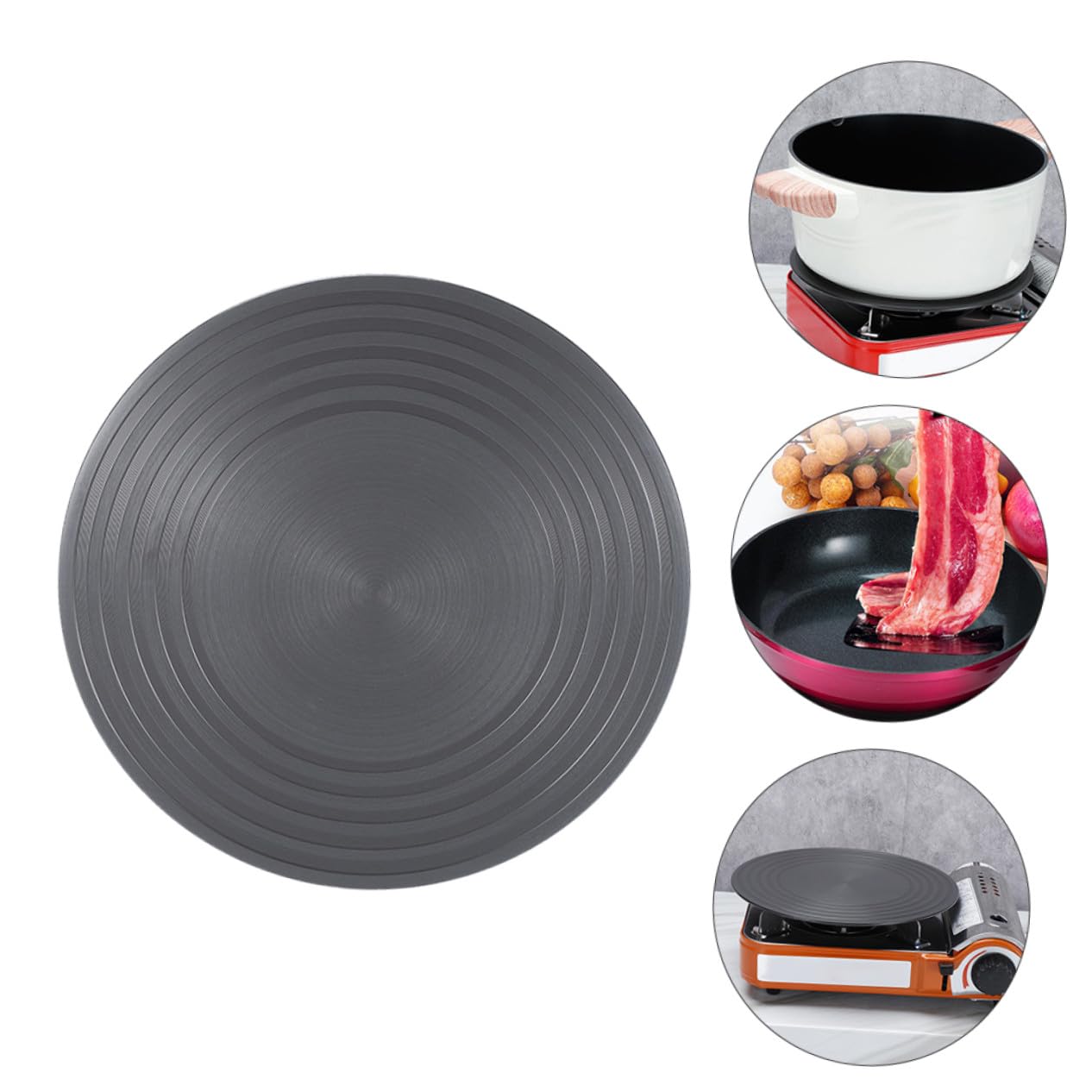 INOOMP Diffusore Calore Gas Stovetop Piastra Scongelamento Burn Protezione Pentole Riduttore per Cucina Gas e