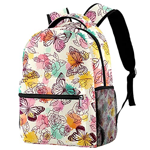 Sac à dos décontracté femme carte du Royaume-Uni Multicolored-2 mode urbaine