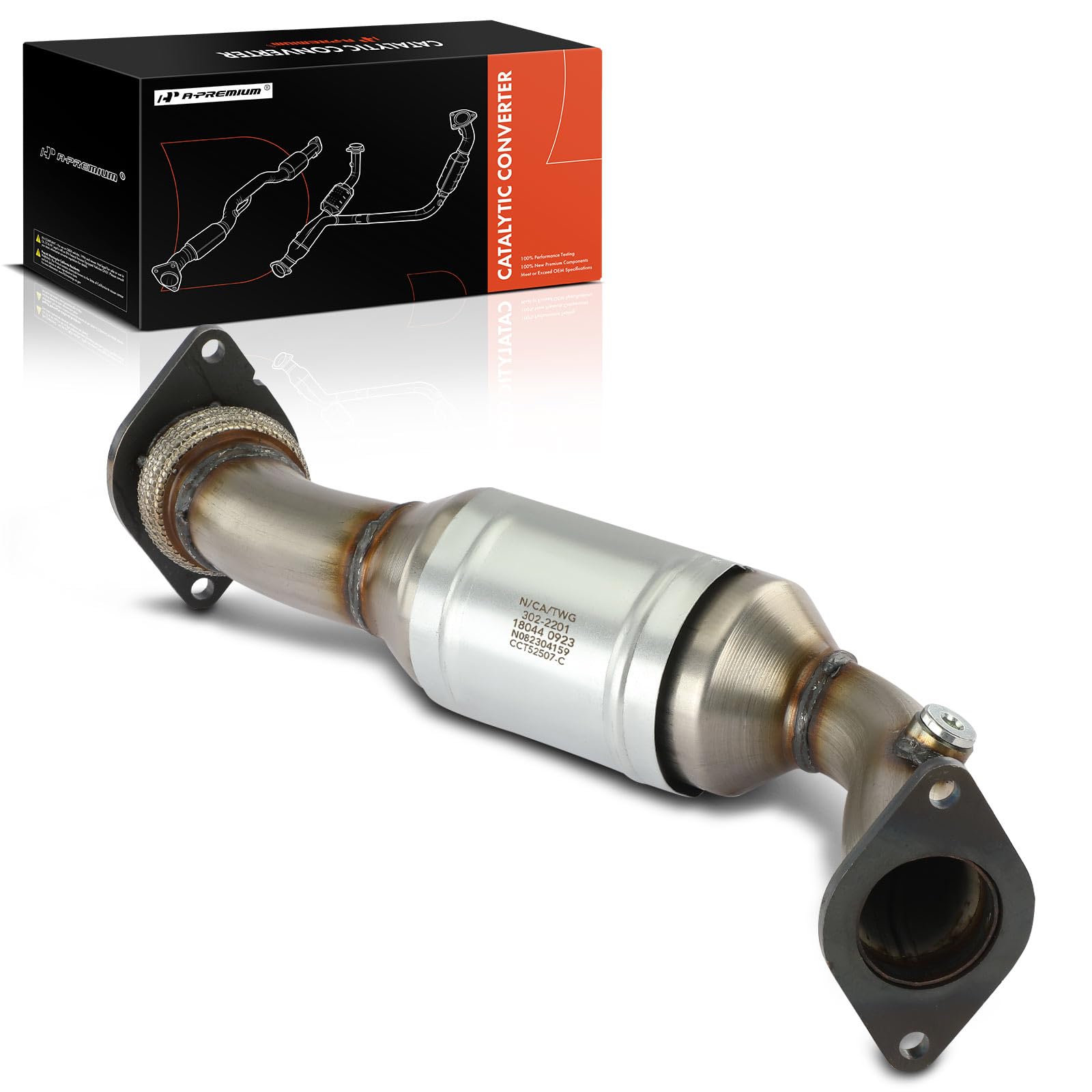 A-Premium Catalytic Converter Kit Direct-Fit Compatible with Buick Lucerne 2006 2007 2008 3.8L, EPA Compliant, Replace# 15921945