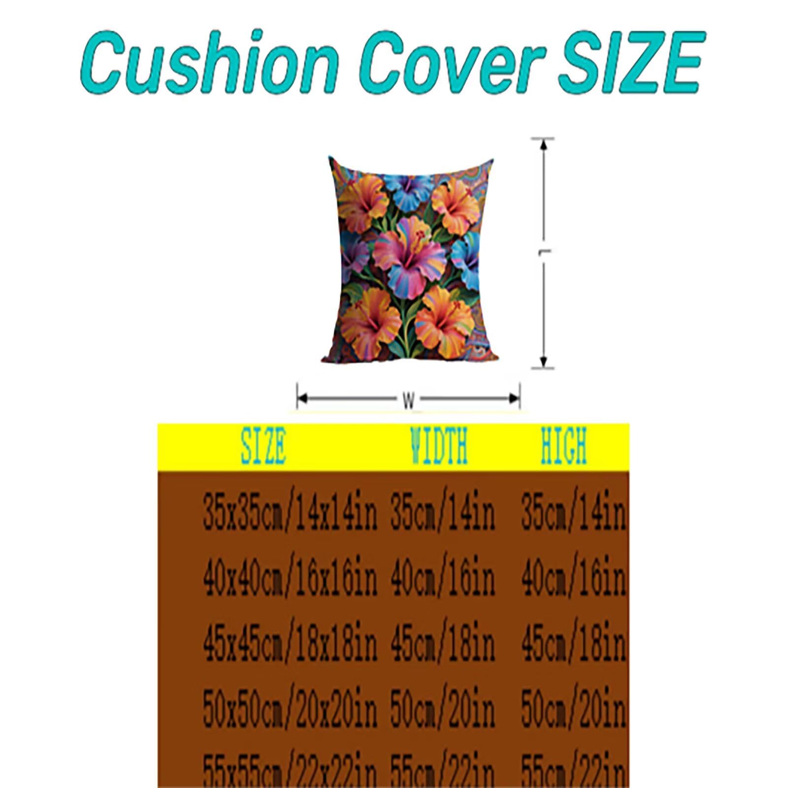 Color Outdoor Kissenbezug 55x55cm Wasserdicht Kopfkissenbezug THDZ-2177