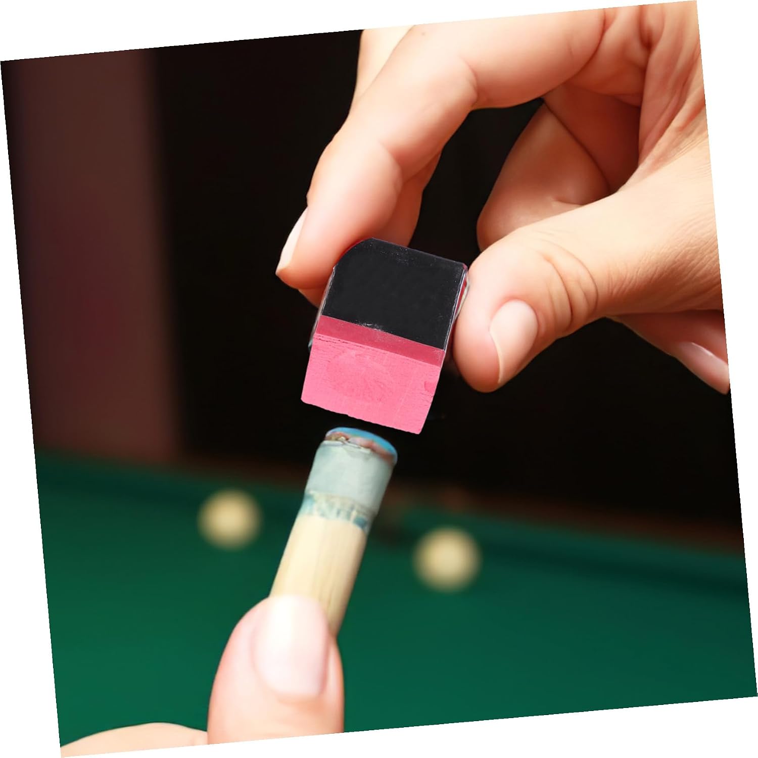 24 pcs Pink Billiard Cue Chalk Cubes Oil-Based Pool Cue Chalk for Bars and Home Use Bulk Supplies for Table Billiards Accessories Reduce Game Errors Practical Snooker Powder