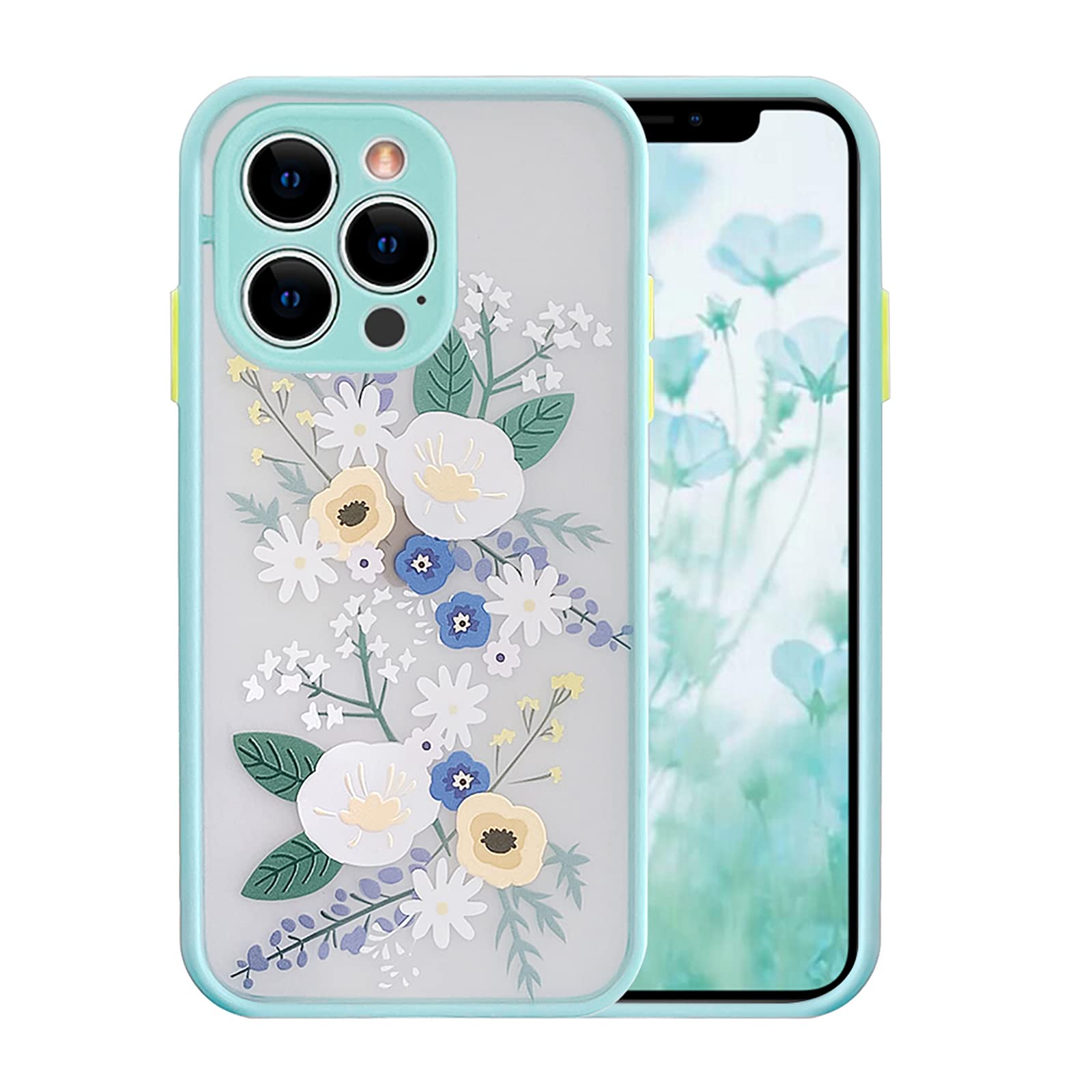 Ownest Compatible con iPhone 14 Pro Max lindo 3D corazón